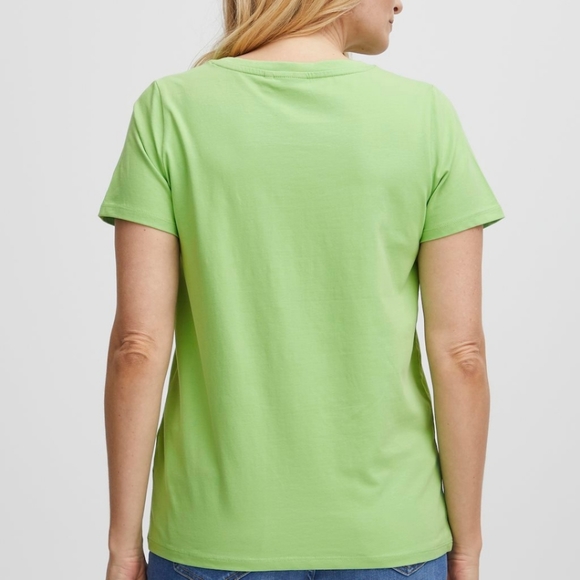 Fransa Green Basic Tee /NWT - Picture 2 of 6